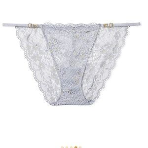 Victoria's Secret Love Cloud Floral Lace One Piece Bikini Panty Size Medium